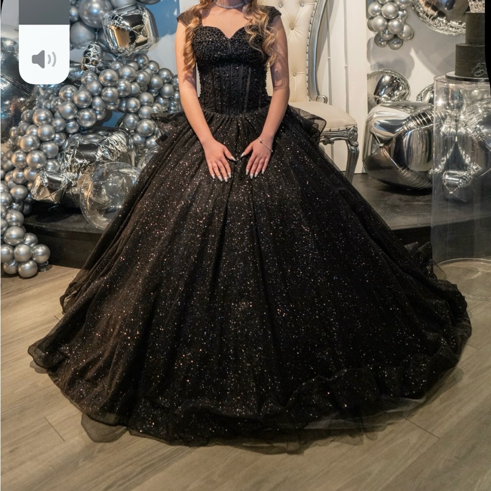 Elegant Black Ball Gown